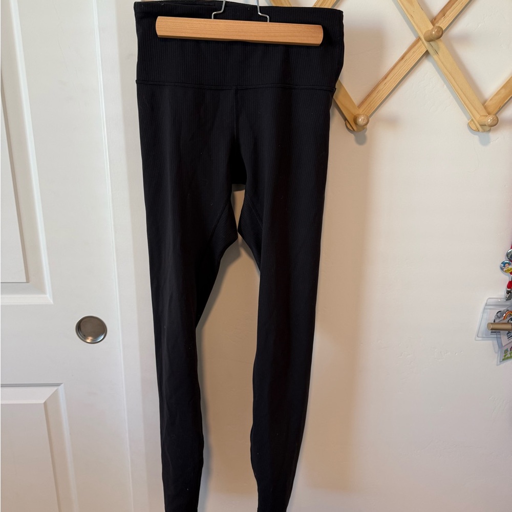 lululemon athletica Black Leggings wundertrain